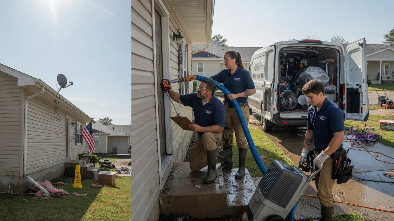 Ceiling Water Damage Restoration in Point, TX near me